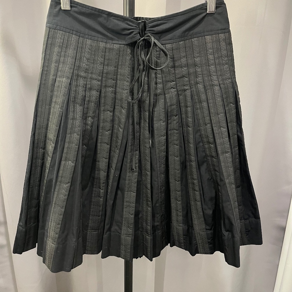 CK Black pleated skirt